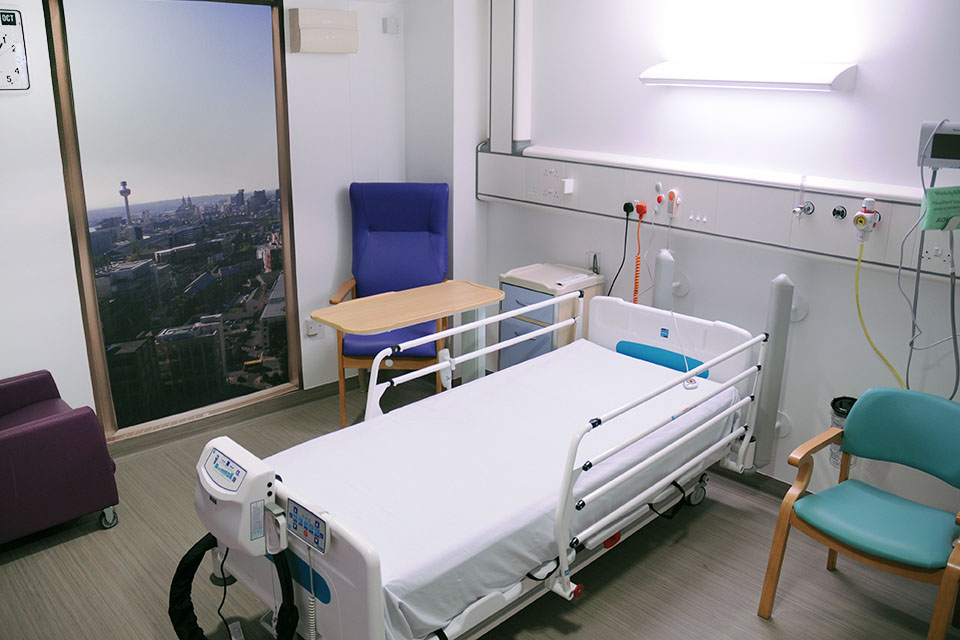 Single and private hospital rooms